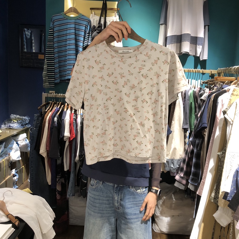 MERCI LINDA東大門實拍女裝新品職業休閑推薦人氣26春夏T恤MERCI LINDAT恤圖色1