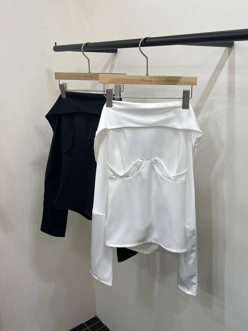 PERSON東大門實拍女士新品推薦時尚休閑26春夏襯衫蕾絲衫PERSON襯衫/蕾絲衫