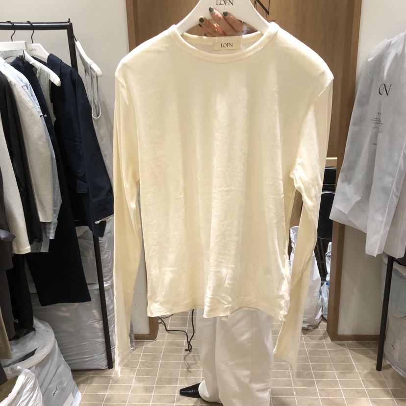 LOFN東大門直郵女裝新品26春夏休閑熱賣真品長袖T恤不含項鏈LOFN長袖T恤圖色5