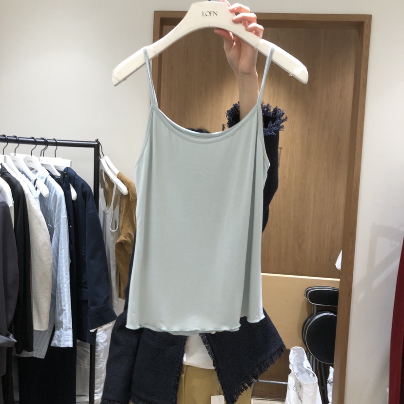 LOFN東大門實拍女裝新款熱賣真品26春夏吊帶背心不含內搭LOFN吊帶/背心圖色4