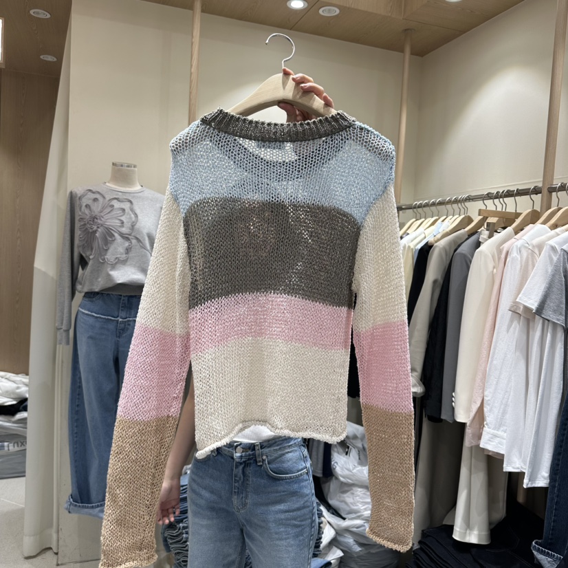 VINTAGE VIBE東大門代購女士新品人氣26春夏休閑時尚針織衫VINTAGE VIBE針織衫