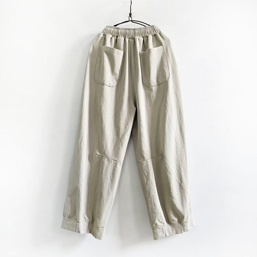 PUCO東大門直郵女士新款推薦職業真品26春夏休閑褲斜紋布褶裥PUCO休閑褲