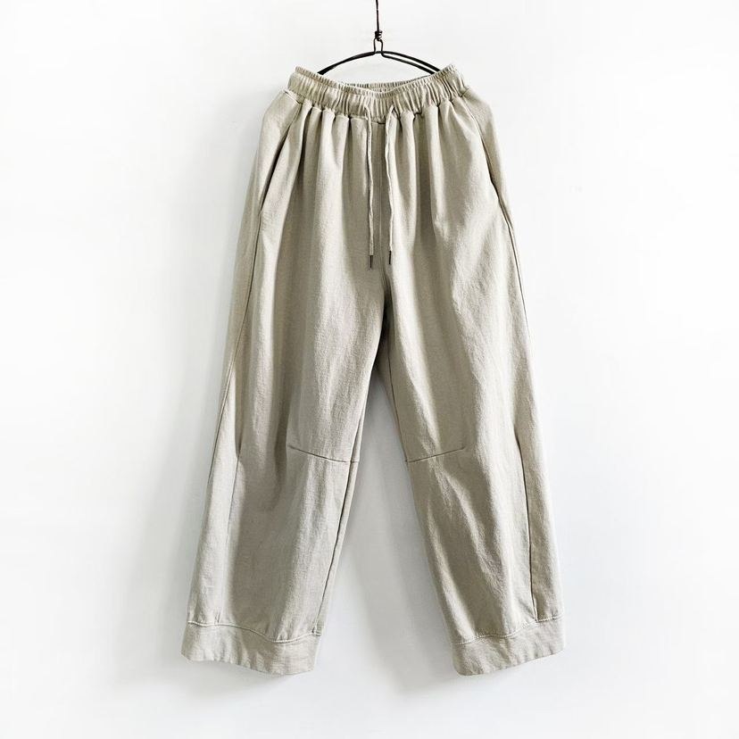 PUCO東大門直郵女士新款推薦職業真品26春夏休閑褲斜紋布褶裥PUCO休閑褲圖色1