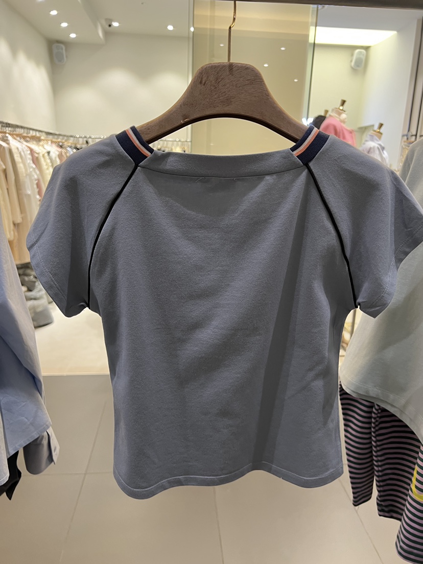 HUE/ERIA東大門代購女士新款26春夏熱賣職業真品推薦T恤HUE/ERIAT恤