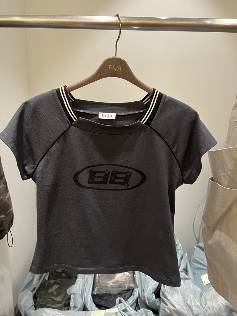 HUE/ERIA東大門代購女士新款26春夏熱賣職業真品推薦T恤HUE/ERIAT恤圖色2