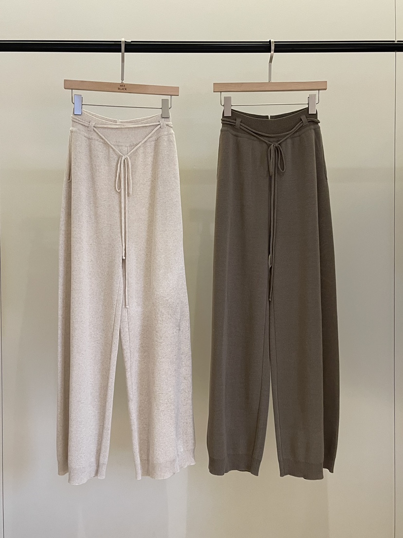 THE MUI東大門代購女士新品時尚職業真品休閑褲含腰繩腰帶THE MUI休閑褲