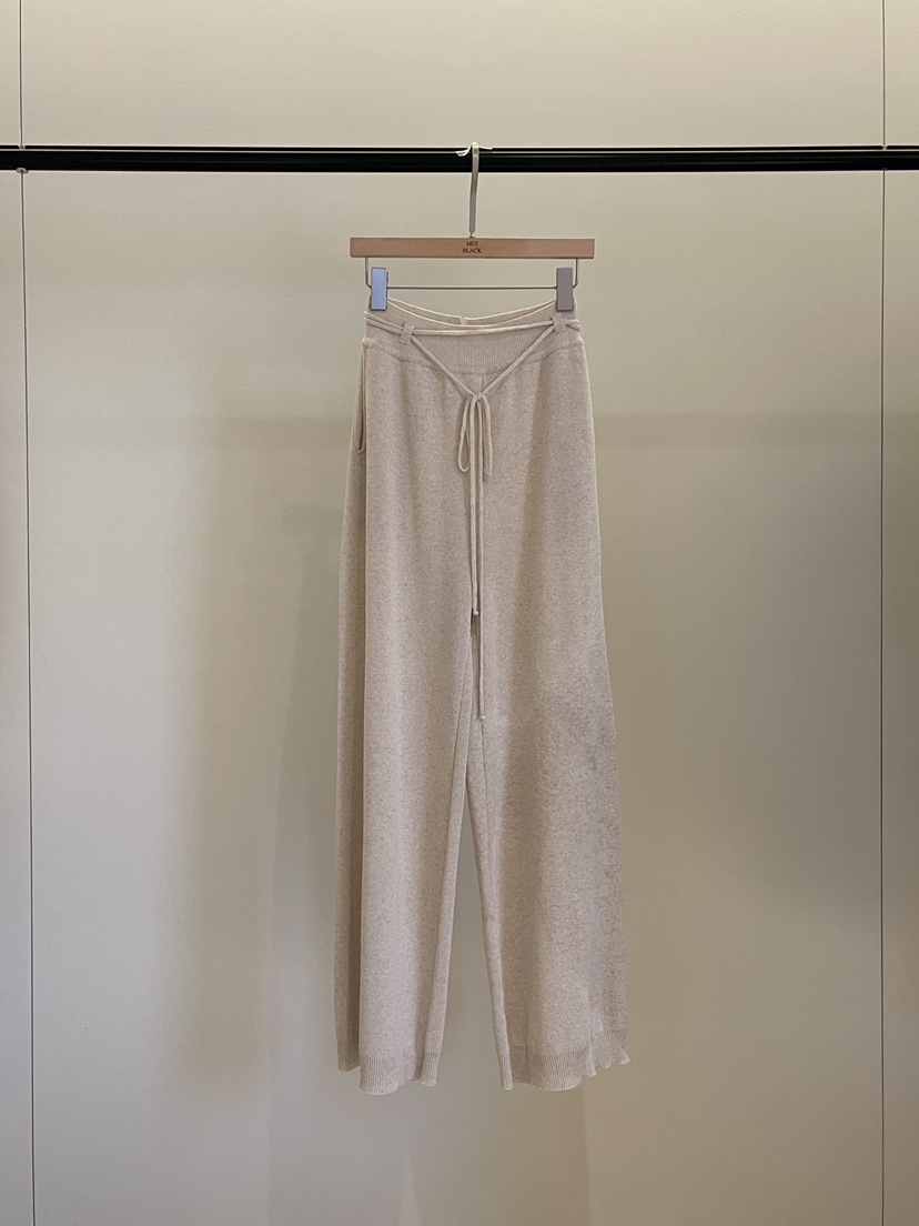 THE MUI東大門代購女士新品時尚職業真品休閑褲含腰繩腰帶THE MUI休閑褲圖色1