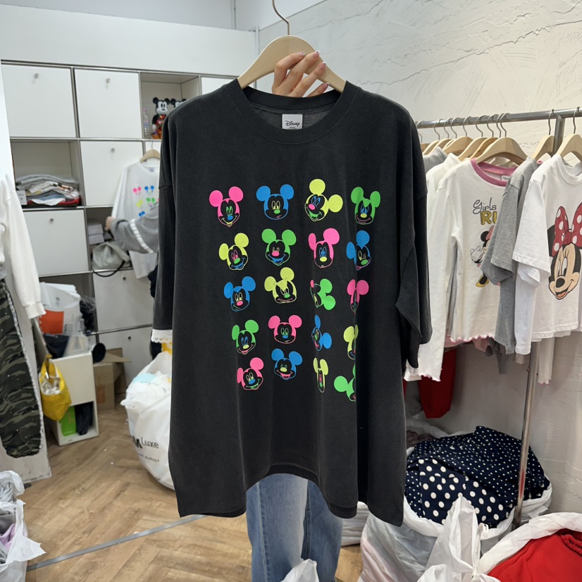 DE LINE東大門代購女裝新款休閑職業人氣26春夏時尚真品T恤DE LINET恤圖色2