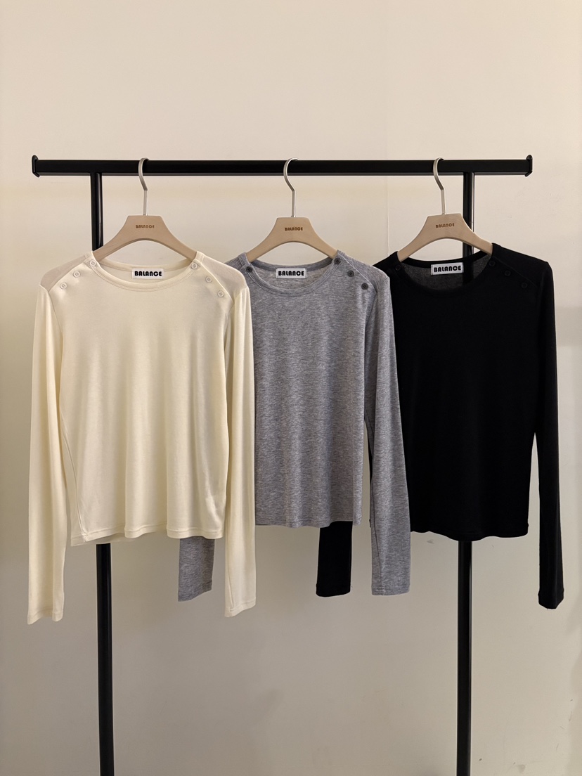 BALANCE韓國代購女裝新品26春夏休閑推薦時尚真品長袖T恤BALANCE長袖T恤