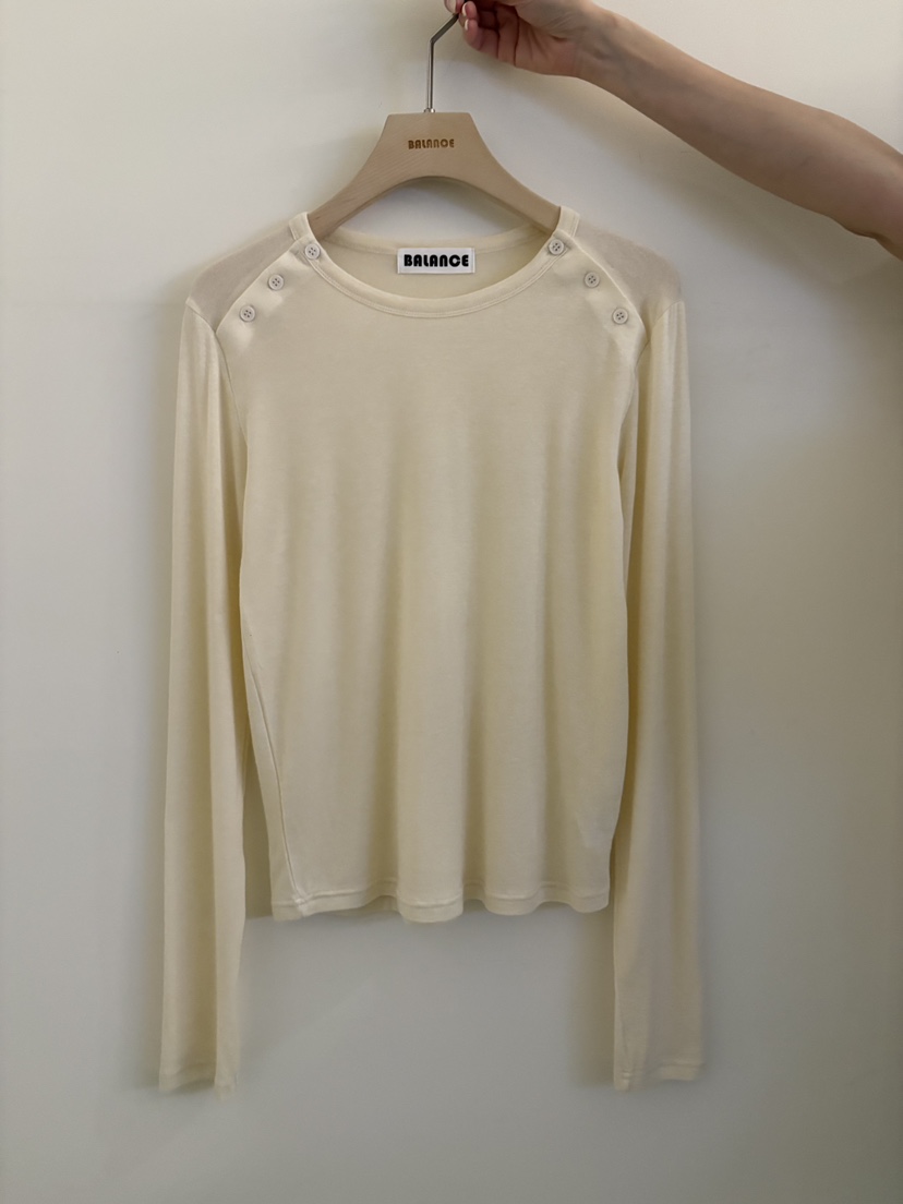 BALANCE韓國代購女裝新品26春夏休閑推薦時尚真品長袖T恤BALANCE長袖T恤圖色1