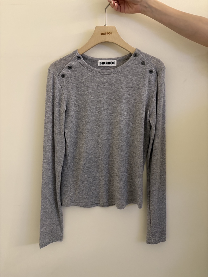 BALANCE韓國代購女裝新品26春夏休閑推薦時尚真品長袖T恤BALANCE長袖T恤圖色2
