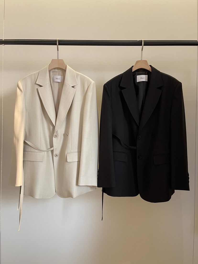 THE MUI韓國直郵女士新品時尚推薦26春夏熱賣休閑夾克系帶THE MUI夾克