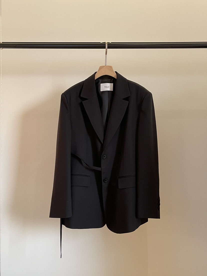 THE MUI韓國直郵女士新品時尚推薦26春夏熱賣休閑夾克系帶THE MUI夾克圖色2