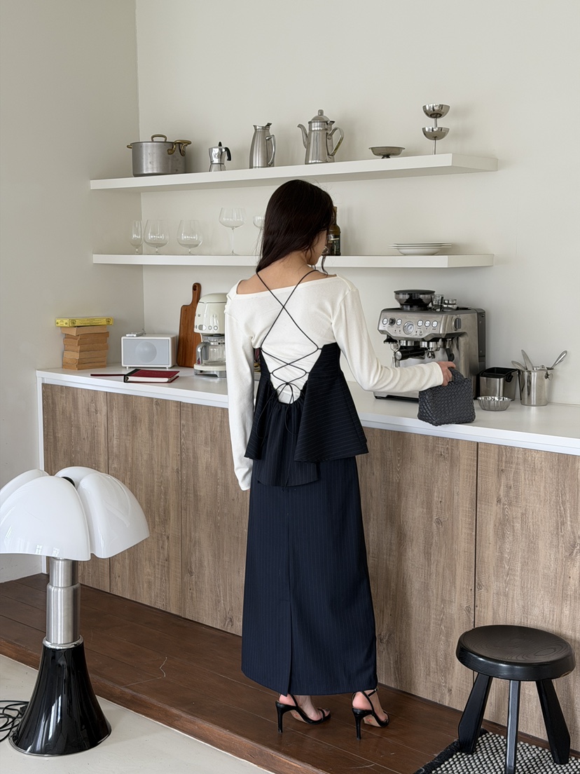 LE OVE/VERDI東大門實拍女士新款26春夏真品休閑時尚長裙LE OVE/VERDI長裙