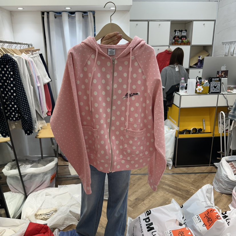 DE LINE韓國代購女士新品時尚熱賣26春夏推薦休閑夾克拉鏈DE LINE夾克圖色1