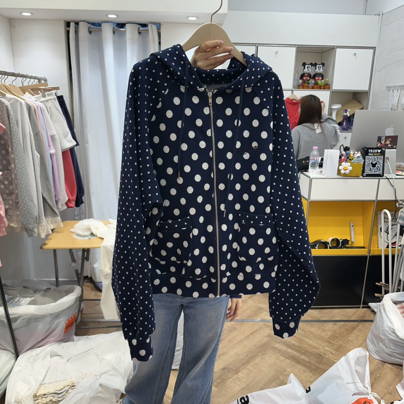 DE LINE韓國代購女士新品時尚熱賣26春夏推薦休閑夾克拉鏈DE LINE夾克圖色2