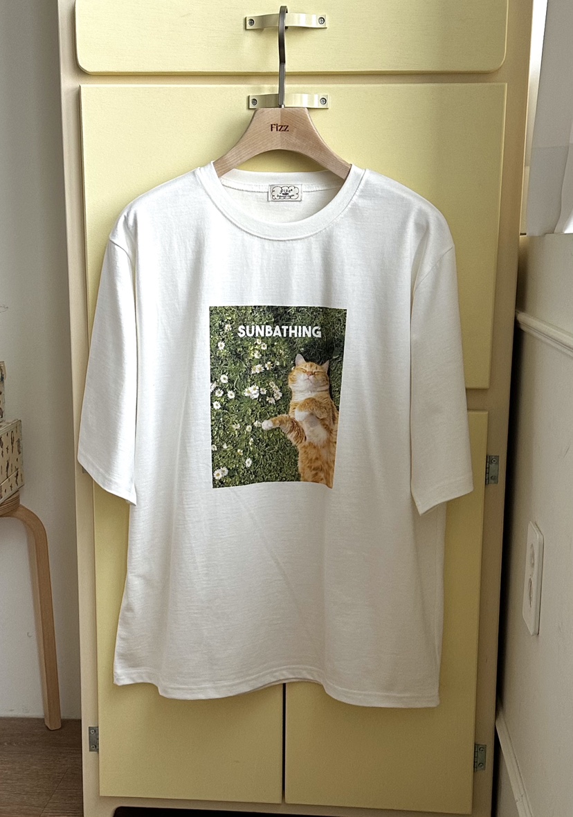 FIZZ韓國代購女士新款真品職業26春夏時尚休閑人氣熱賣T恤FIZZT恤圖色1