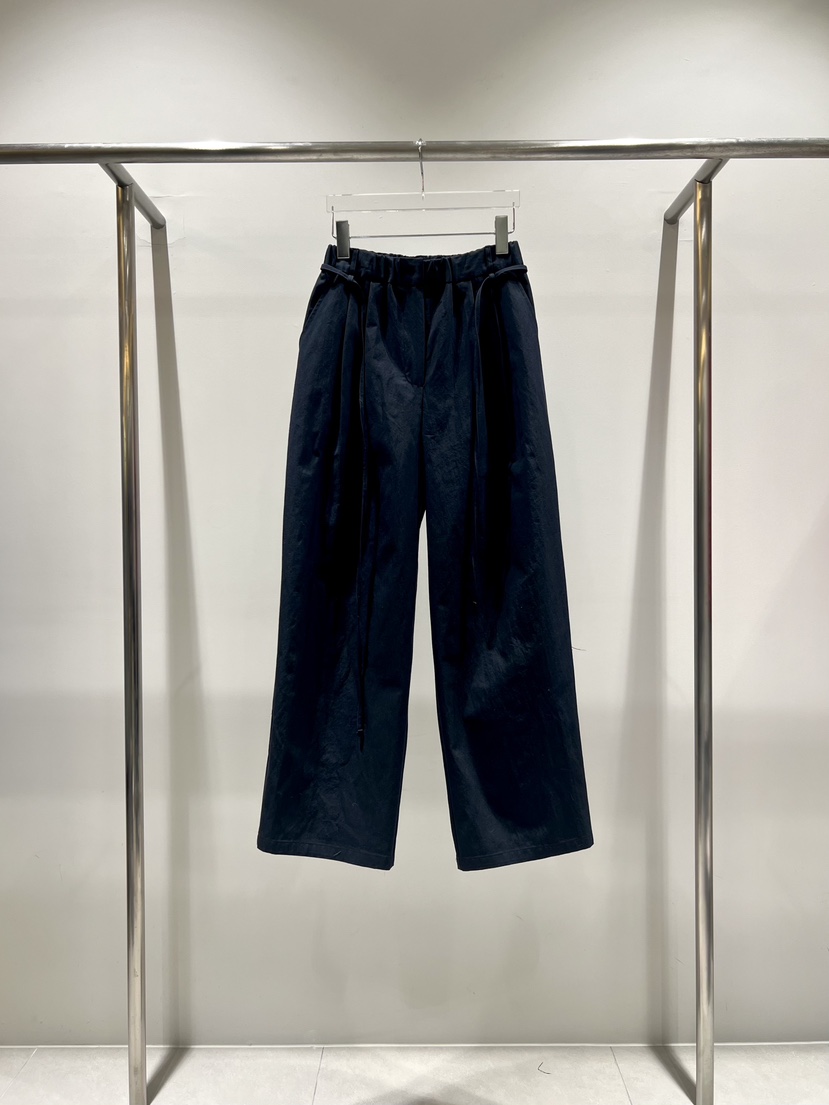 CESTLAVIE韓國代購女士新款熱賣職業26春夏真品時尚休閑褲CESTLAVIE休閑褲圖色2深藍色