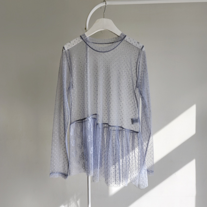 LA BLOOM韓國代購女士新款休閑推薦熱賣人氣真品襯衫蕾絲衫La Bloom襯衫/蕾絲衫圖色2