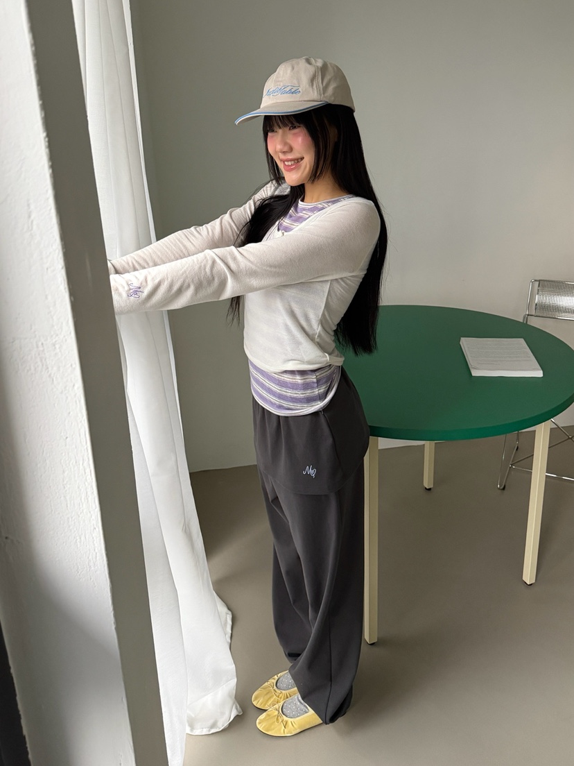 MORE THAN-P東大門直郵女士新品職業26春夏熱賣裙褲羅紋MORE THAN裙褲