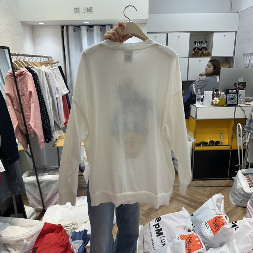 DE LINE東大門實拍女士新款休閑人氣時尚真品推薦針織衫DE LINE針織衫