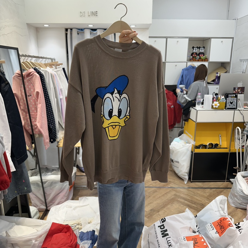 DE LINE東大門實拍女士新款休閑人氣時尚真品推薦針織衫DE LINE針織衫圖色2