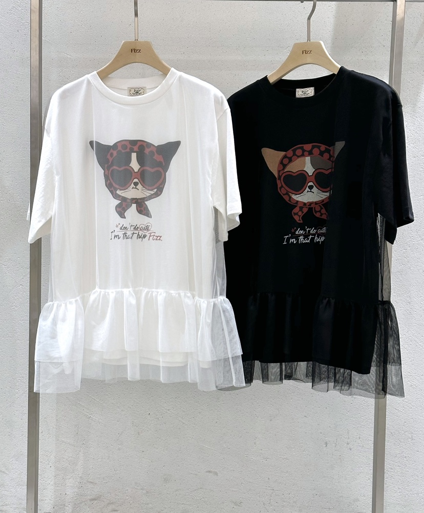 FIZZ韓國直郵女士新款26春夏職業真品推薦熱賣人氣休閑T恤FIZZT恤