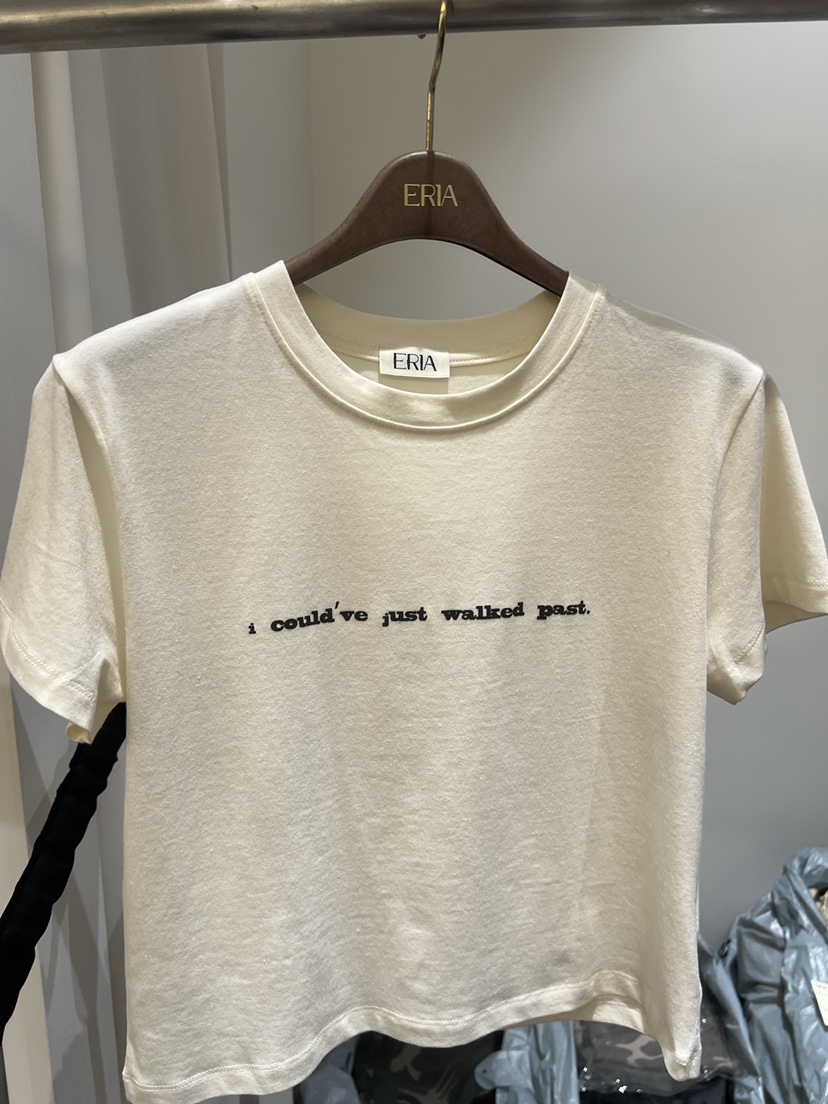 HUE/ERIA韓國直郵女裝新款休閑26春夏推薦職業時尚熱賣T恤HUE/ERIAT恤圖色1