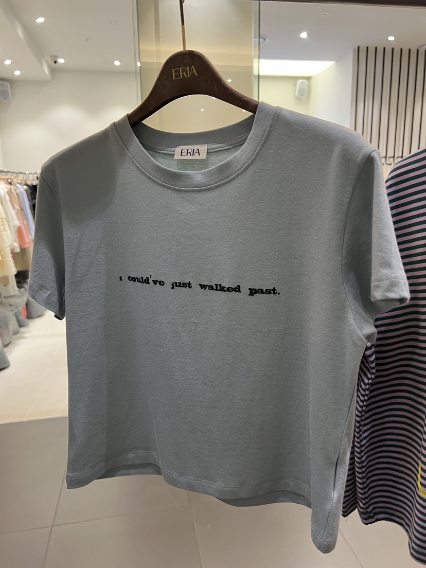 HUE/ERIA韓國直郵女裝新款休閑26春夏推薦職業時尚熱賣T恤HUE/ERIAT恤圖色2