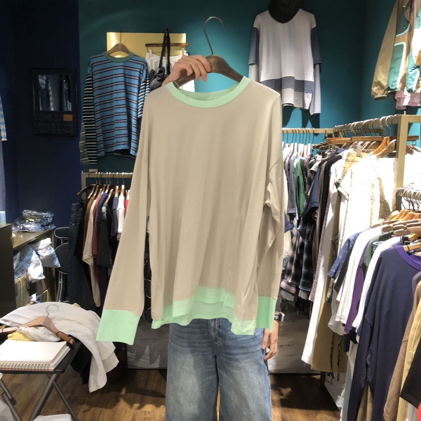 MERCI LINDA韓國代購女士新款職業推薦時尚休閑熱賣長袖T恤MERCI LINDA長袖T恤圖色3