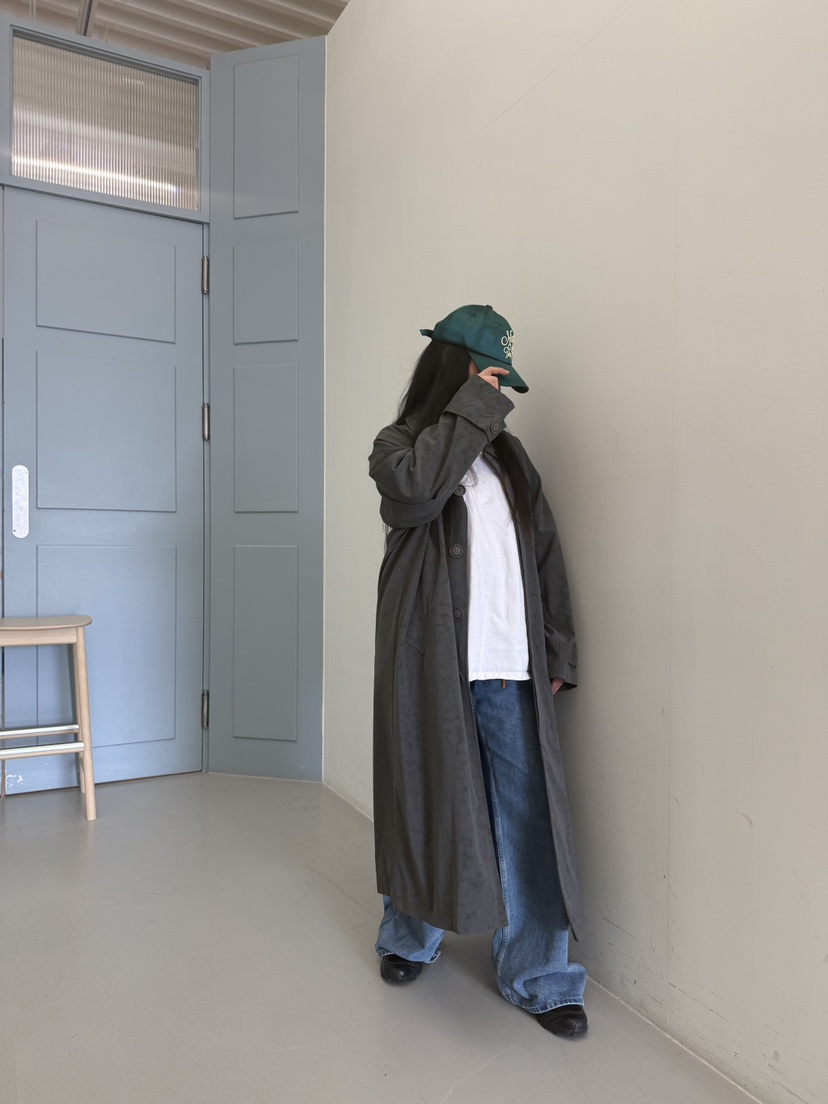 PAIRING東大門直郵女士新款職業休閑時尚26春夏長款風衣長款PAIRING長款風衣