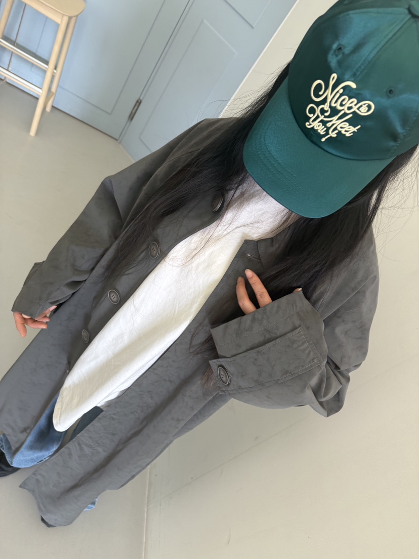 PAIRING東大門直郵女士新款職業休閑時尚26春夏長款風衣長款PAIRING長款風衣