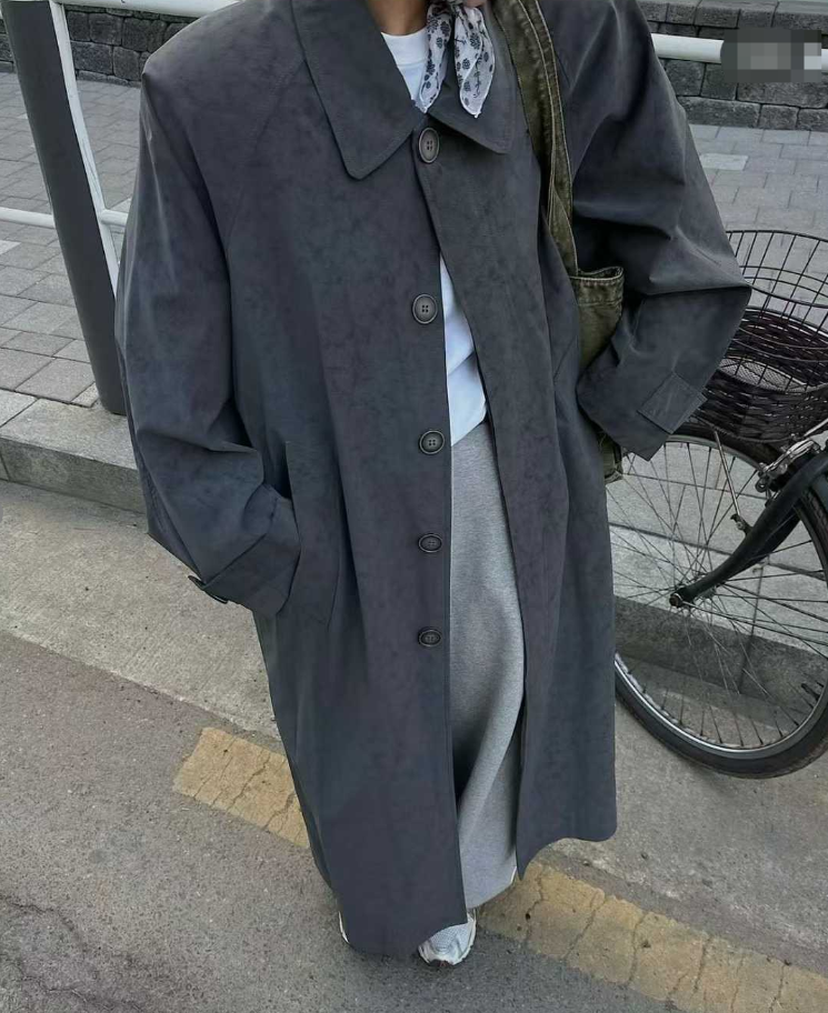 PAIRING東大門直郵女士新款職業休閑時尚26春夏長款風衣長款PAIRING長款風衣圖色2