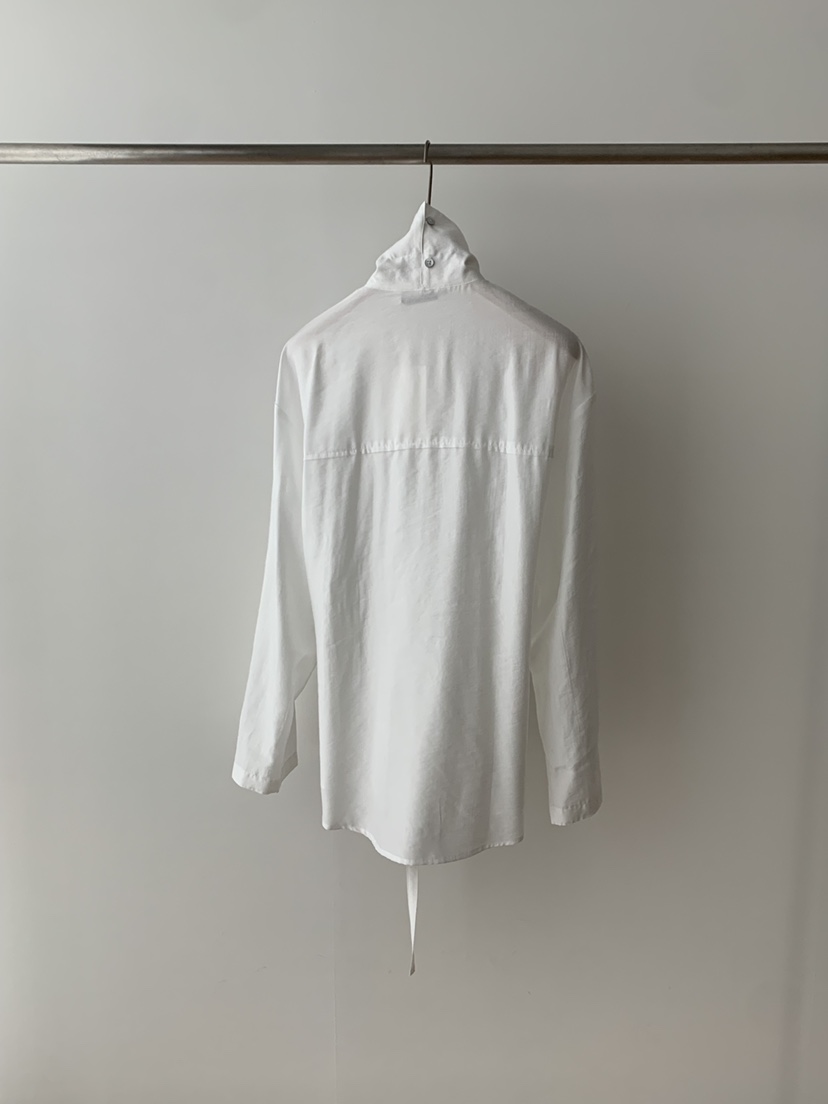 AND THE韓國代購女士新款職業時尚人氣26春夏襯衫蕾絲衫高領AND THE襯衫/蕾絲衫