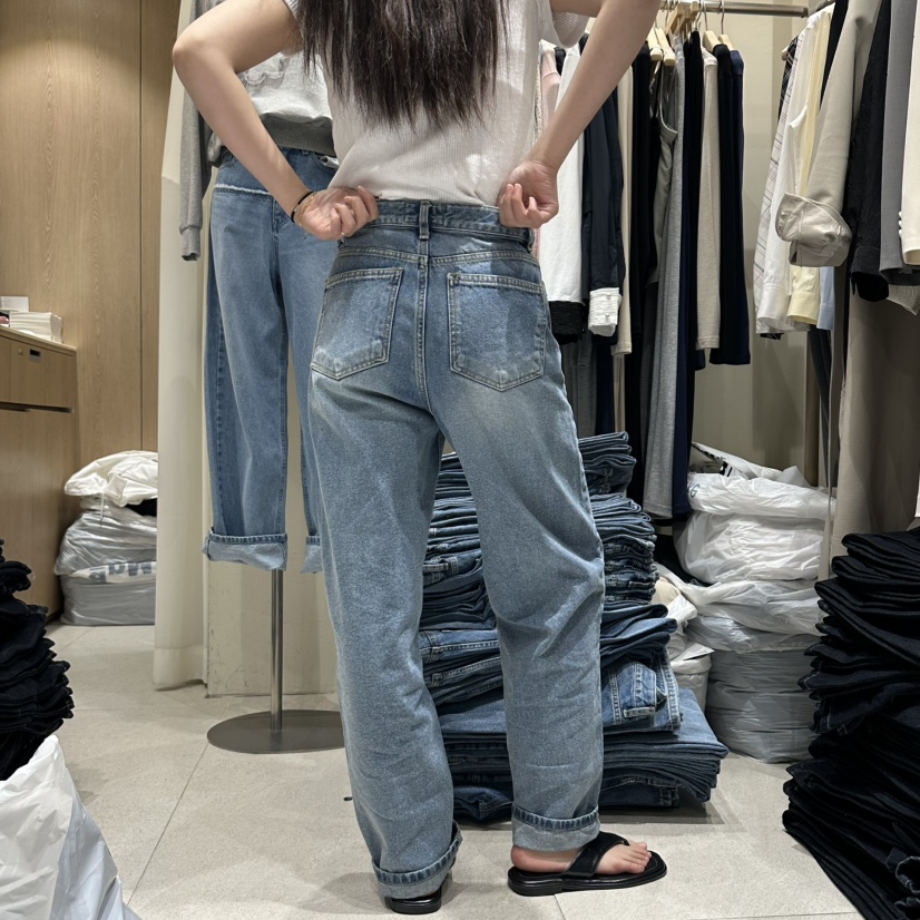 VINTAGE VIBE東大門直郵女裝新品真品職業推薦26春夏牛仔褲VINTAGE VIBE牛仔褲