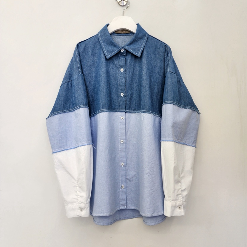 LA BLOOM韓國直郵女士新品26春夏真品人氣休閑襯衫蕾絲衫La Bloom襯衫/蕾絲衫圖色1