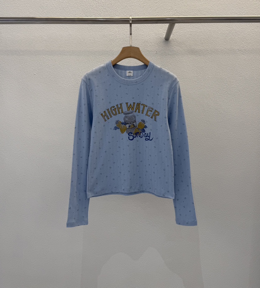 ABLERING東大門實拍女士新品職業推薦人氣休閑熱賣長袖T恤ABLE STANDARD/ABLERING長袖T恤圖色1