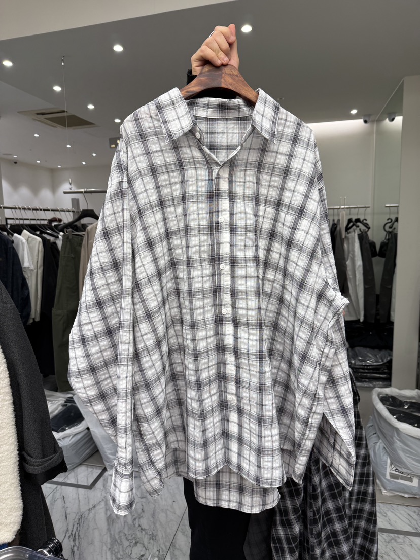 PAIRING韓國代購女士新款休閑時尚真品襯衫蕾絲衫格紋亞麻PAIRING襯衫/蕾絲衫圖色2