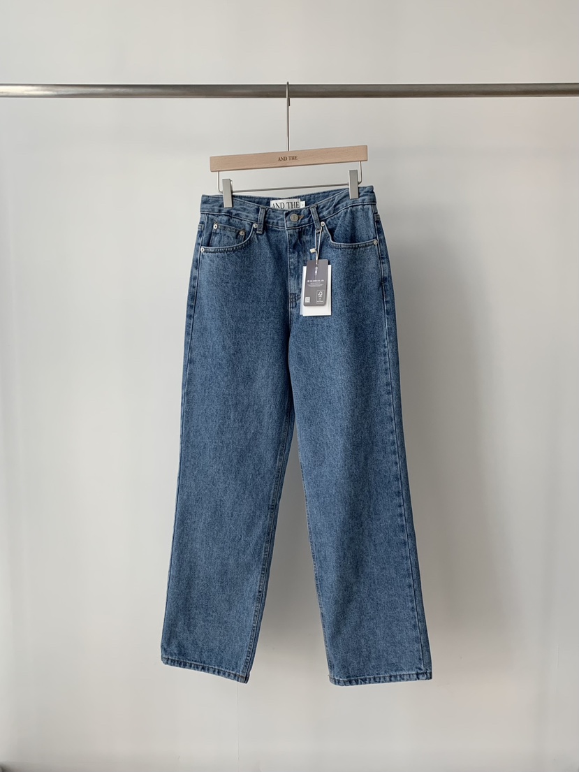 AND THE東大門實拍女士新品人氣真品熱賣推薦職業牛仔褲AND THE牛仔褲圖色1