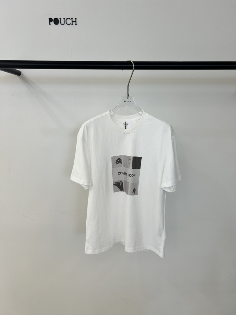 POUCH韓國代購女裝新品職業休閑人氣時尚熱賣26春夏推薦T恤POUCHT恤圖色1