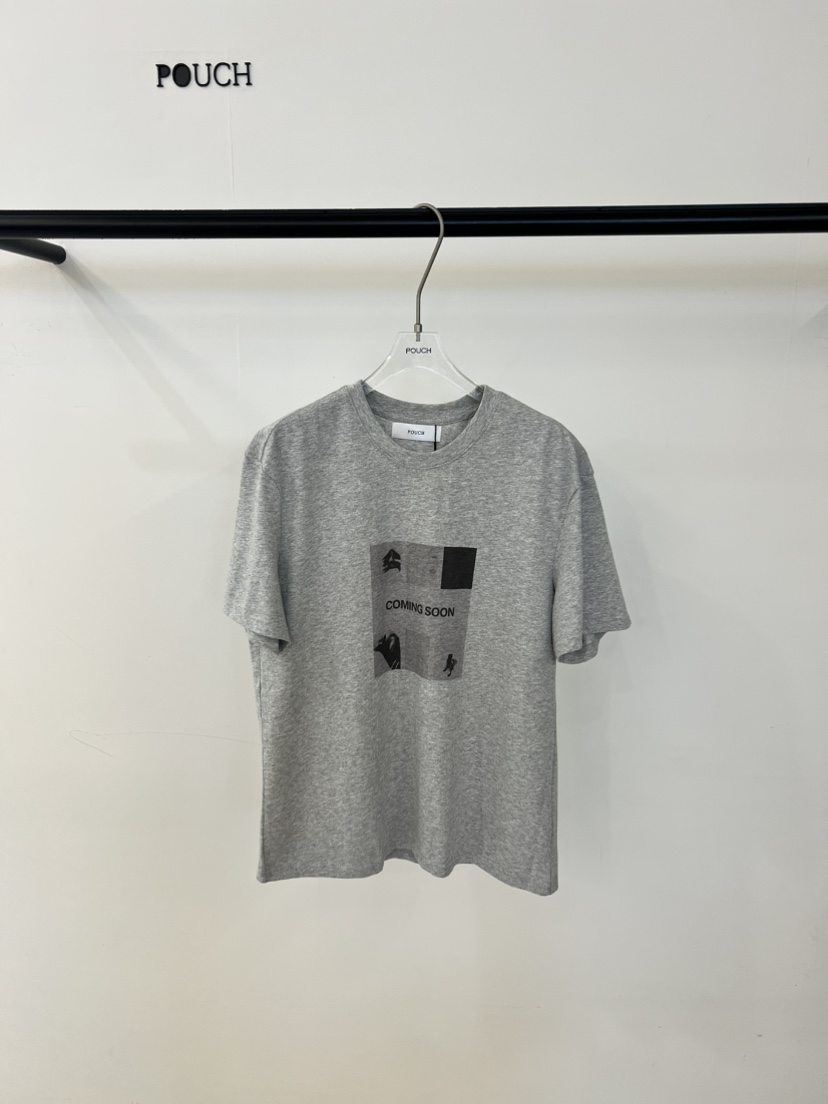 POUCH韓國代購女裝新品職業休閑人氣時尚熱賣26春夏推薦T恤POUCHT恤圖色2