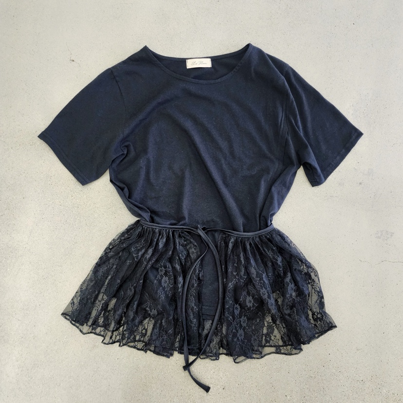 LA BLOOM東大門實拍女裝新品推薦套裝不對稱披肩套裝蕾絲La Bloom套裝