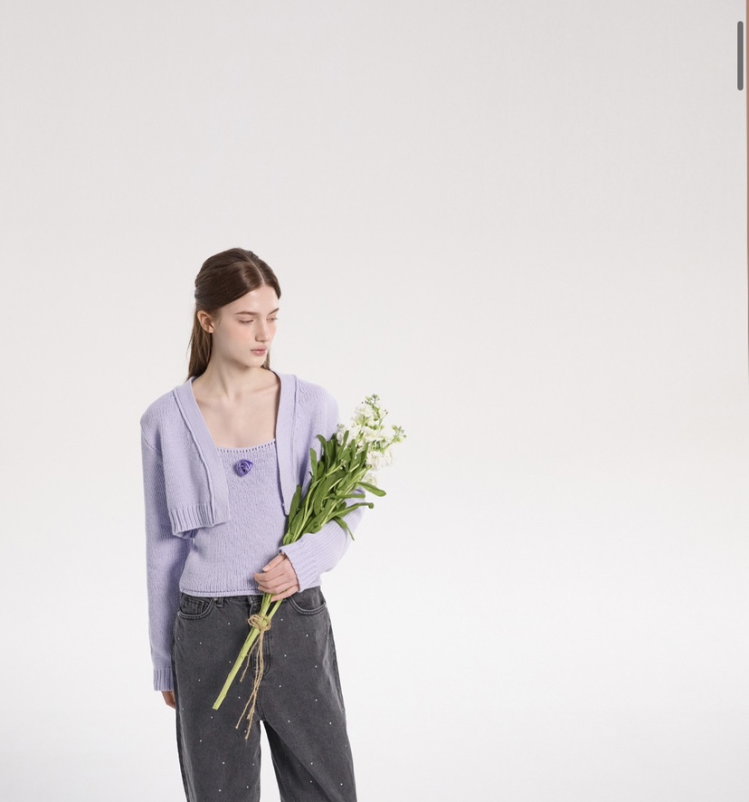 PAIRING東大門直郵女士新品職業26春夏休閑熱賣吊帶背心花朵PAIRING吊帶/背心