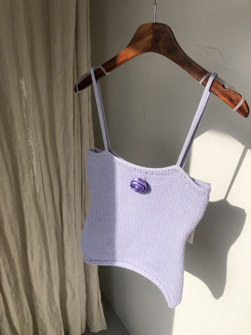 PAIRING東大門直郵女士新品職業26春夏休閑熱賣吊帶背心花朵PAIRING吊帶/背心圖色2