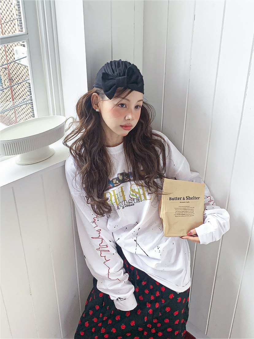 JKICHI東大門實拍女裝新品人氣時尚熱賣26春夏真品長袖T恤JKICHI長袖T恤