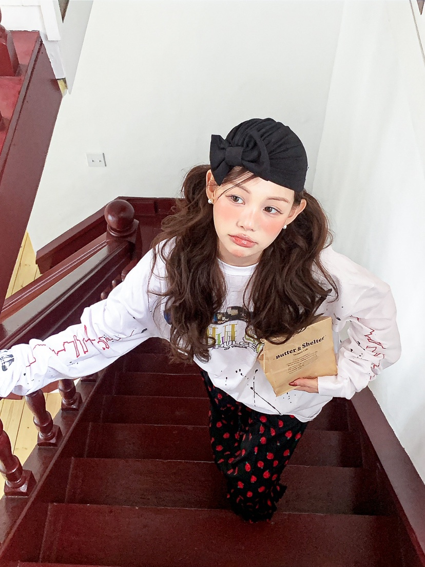 JKICHI東大門實拍女裝新品人氣時尚熱賣26春夏真品長袖T恤JKICHI長袖T恤