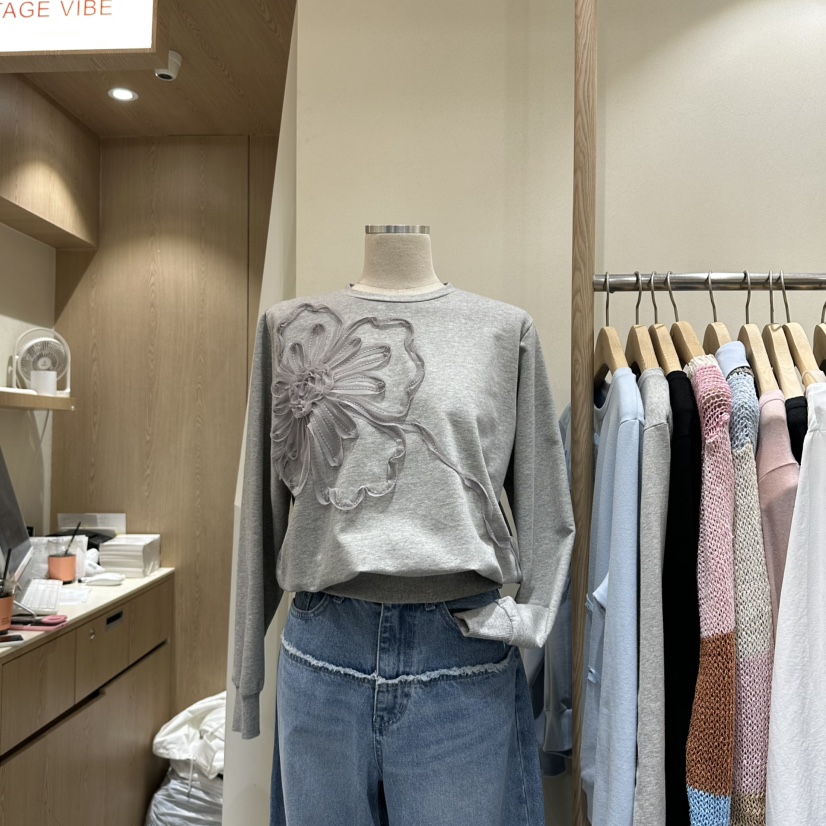 VINTAGE VIBE東大門代購女士新款時尚職業休閑推薦熱賣衛衣VINTAGE VIBE衛衣圖色2