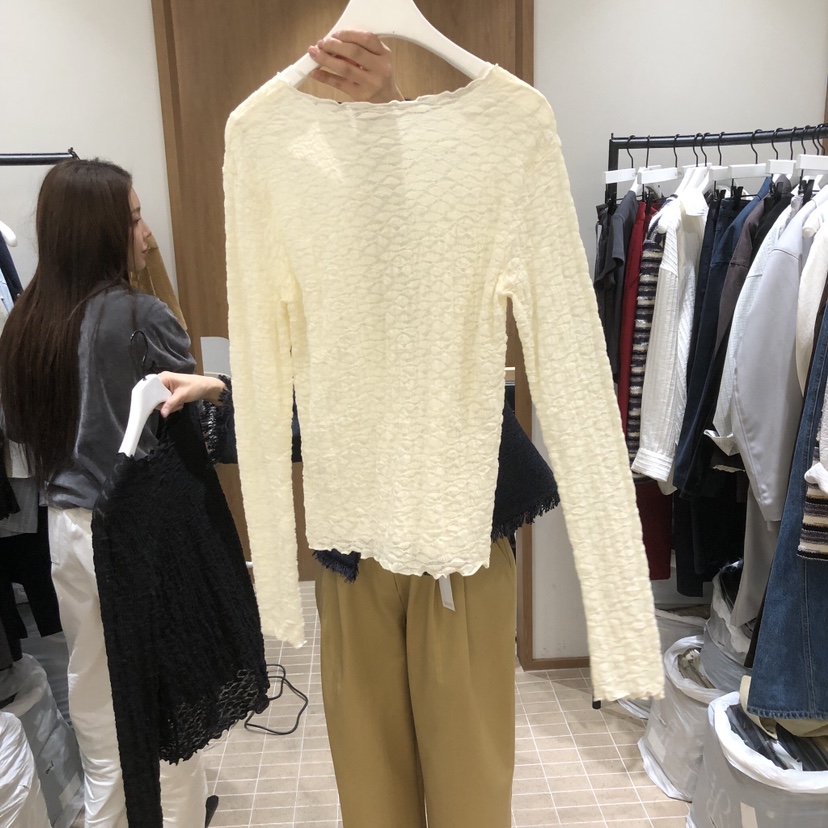 LOFN東大門直郵女裝新款人氣時尚職業推薦26春夏熱賣長袖T恤LOFN長袖T恤