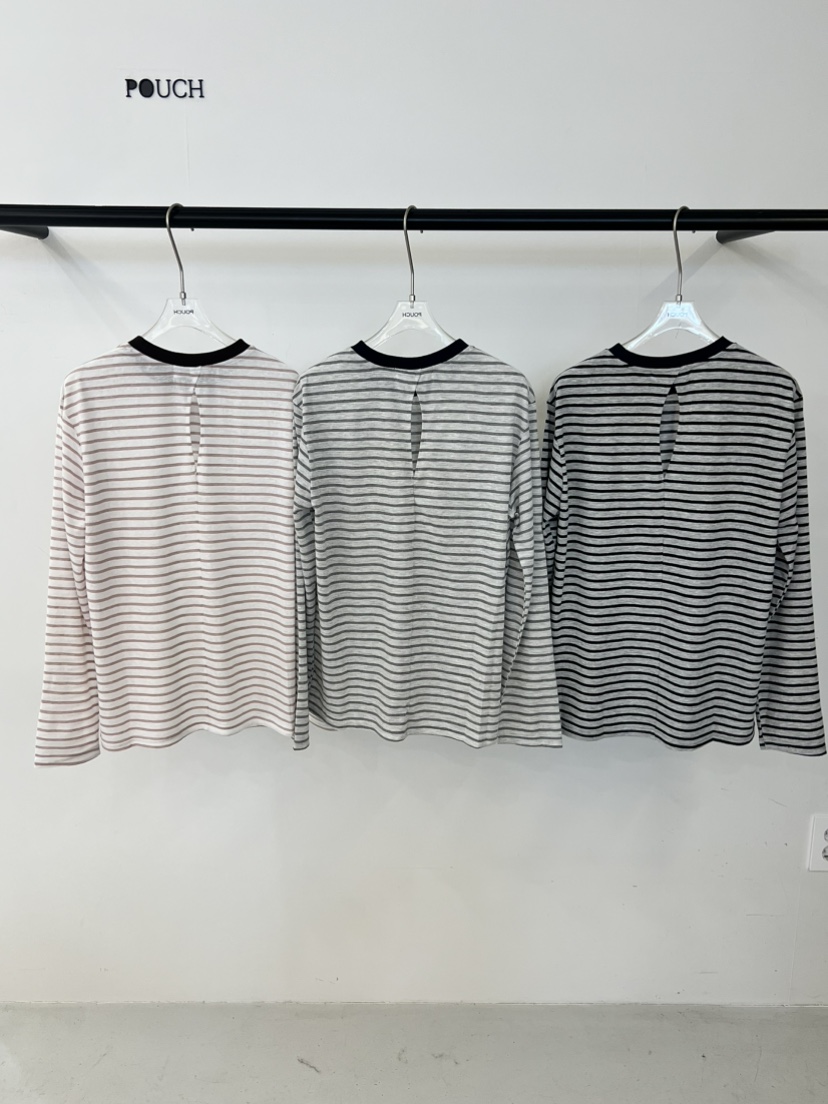POUCH東大門實拍女士新款人氣時尚休閑26春夏熱賣長袖T恤POUCH長袖T恤