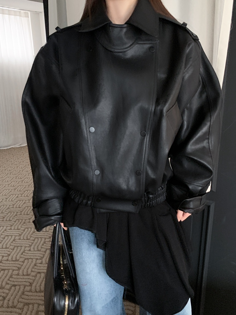 JKICHI東大門實拍女裝新款人氣26春夏職業推薦真品夾克皮革JKICHI夾克圖色2